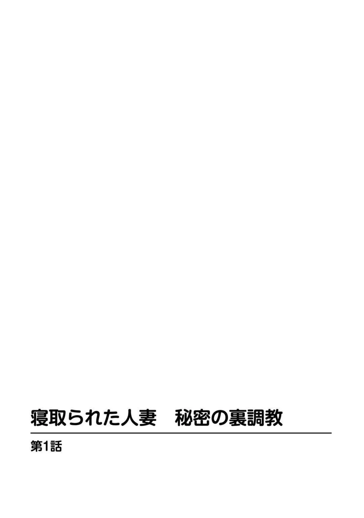 寝取られた人妻 秘密の裏調教【豪華版】 3ページ