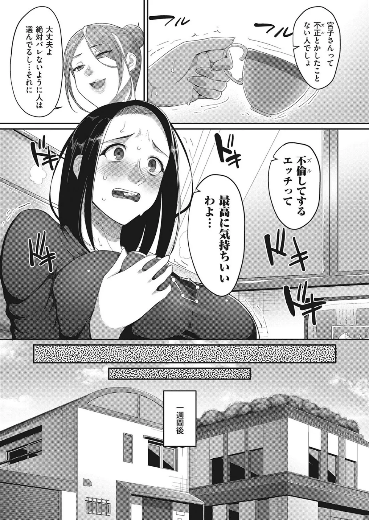 熟れ妻、不貞の快感 3ページ