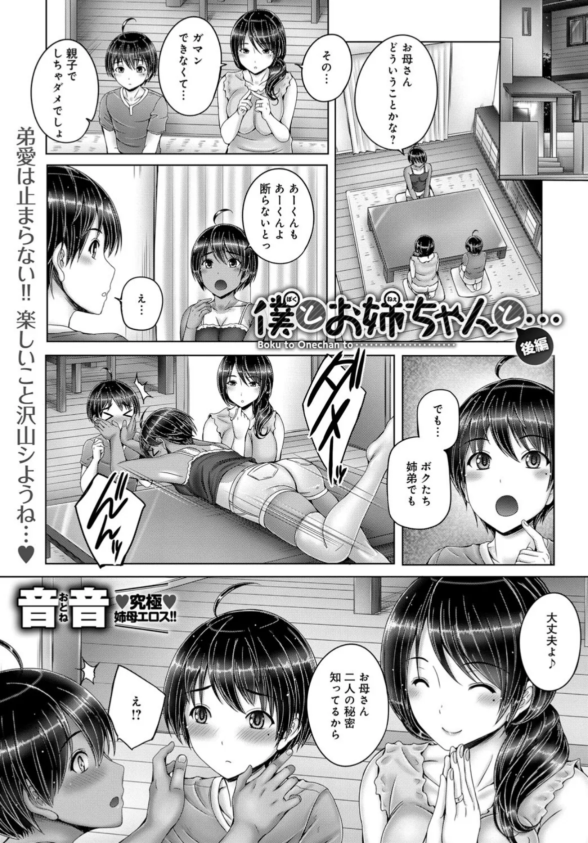 僕とお姉ちゃんと… 後編 1ページ