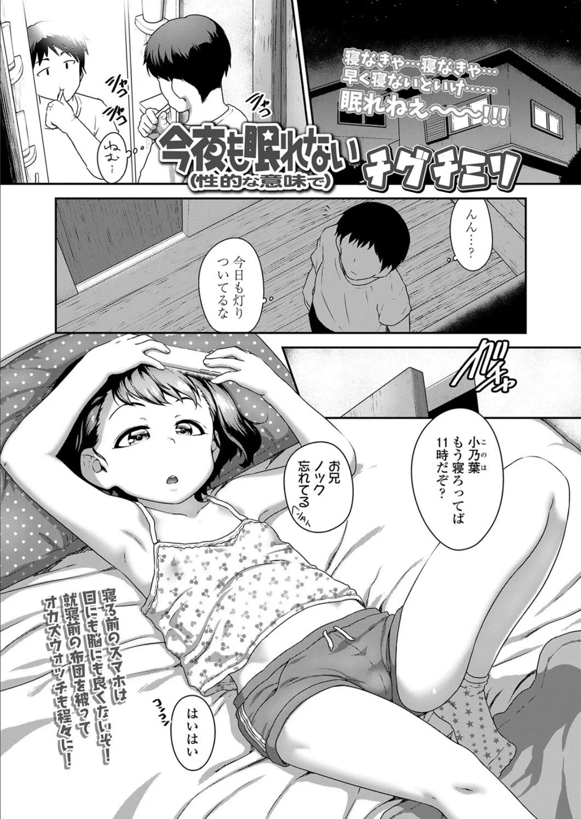 今夜も眠れない（性的な意味で）