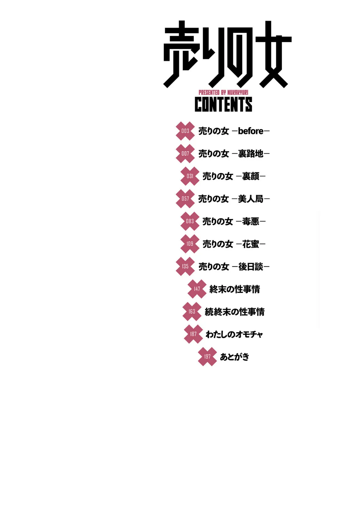 売りの女 単行本版 2ページ