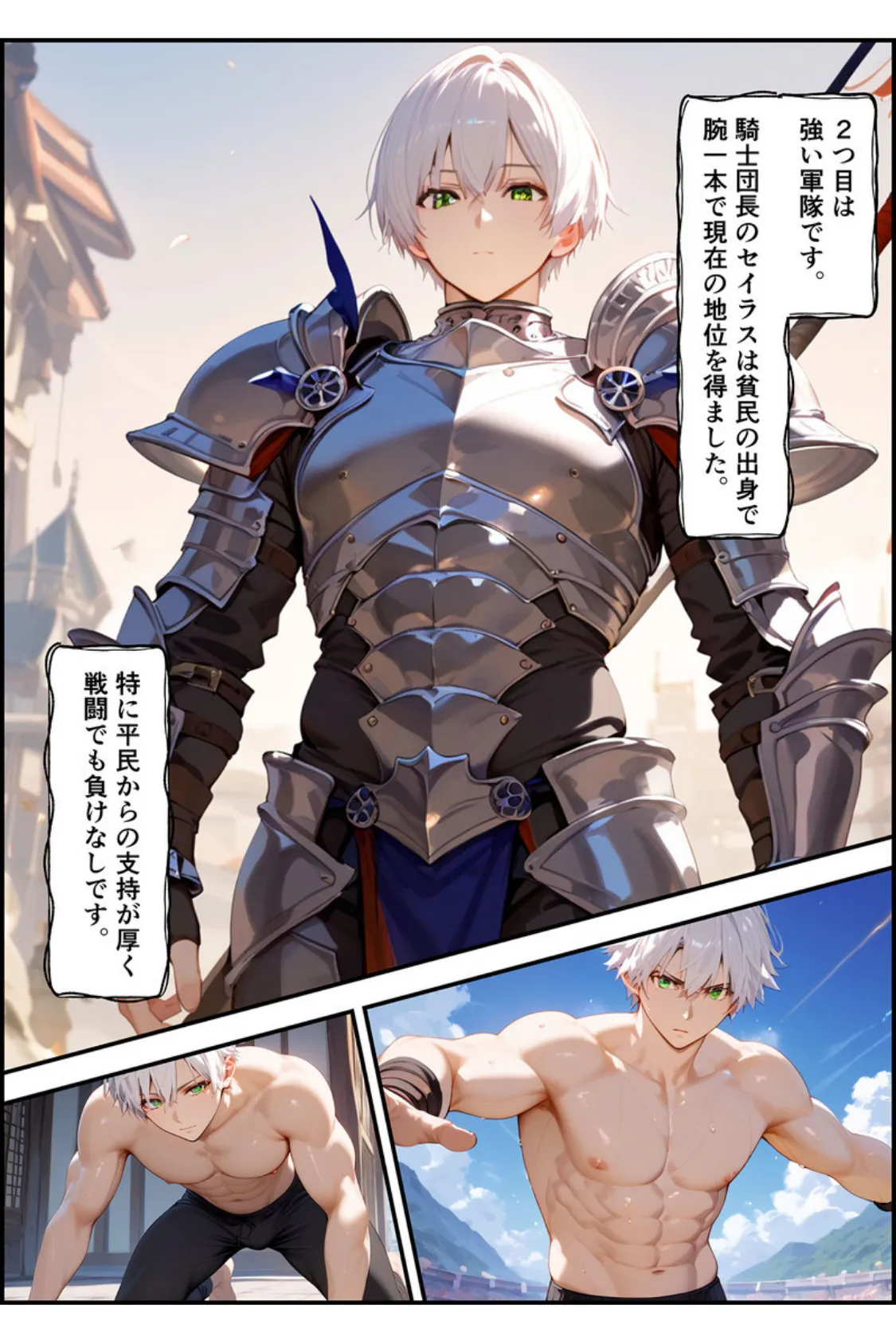 【全2作収録】エルドリア王国物語 総集編 〜お姫様と騎士団長が発情メス穴玩具に堕ちる話〜 モザイク版 8ページ