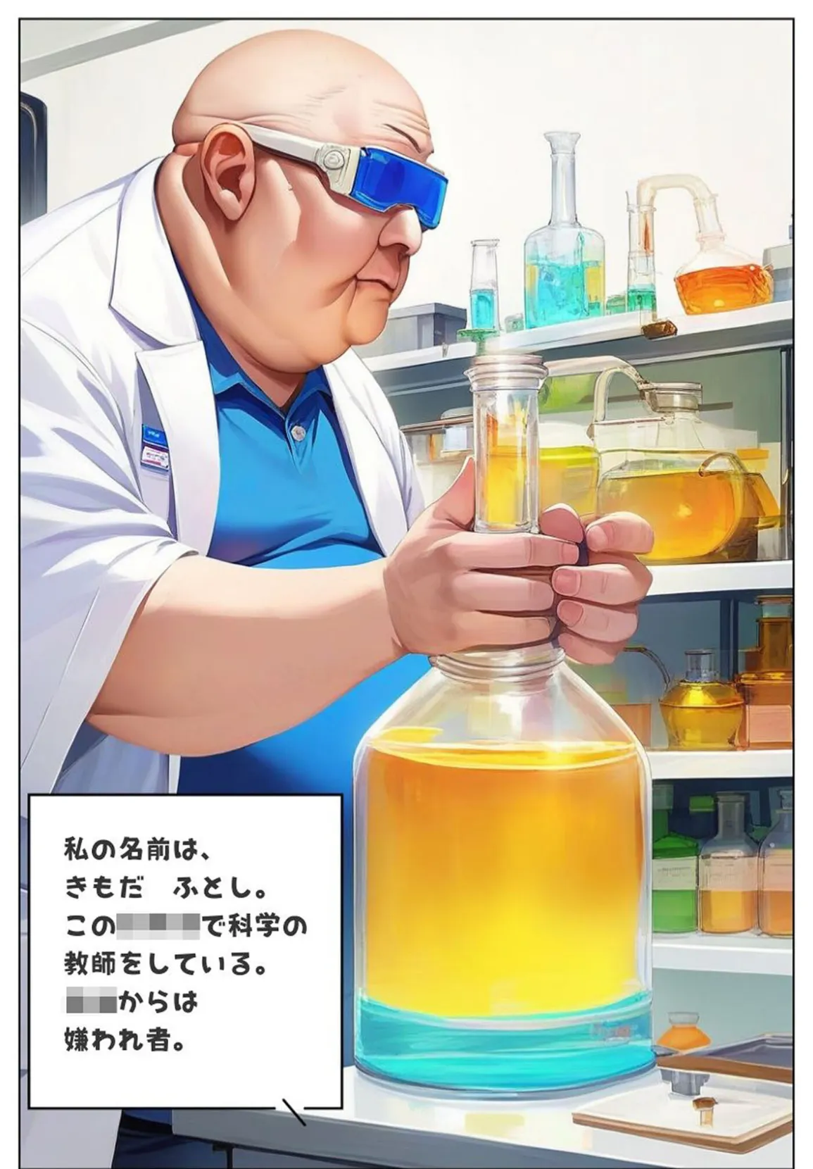 キモおじ●●の性教育●●学園。●●香水でヤリまくる話。 モザイク版 3ページ