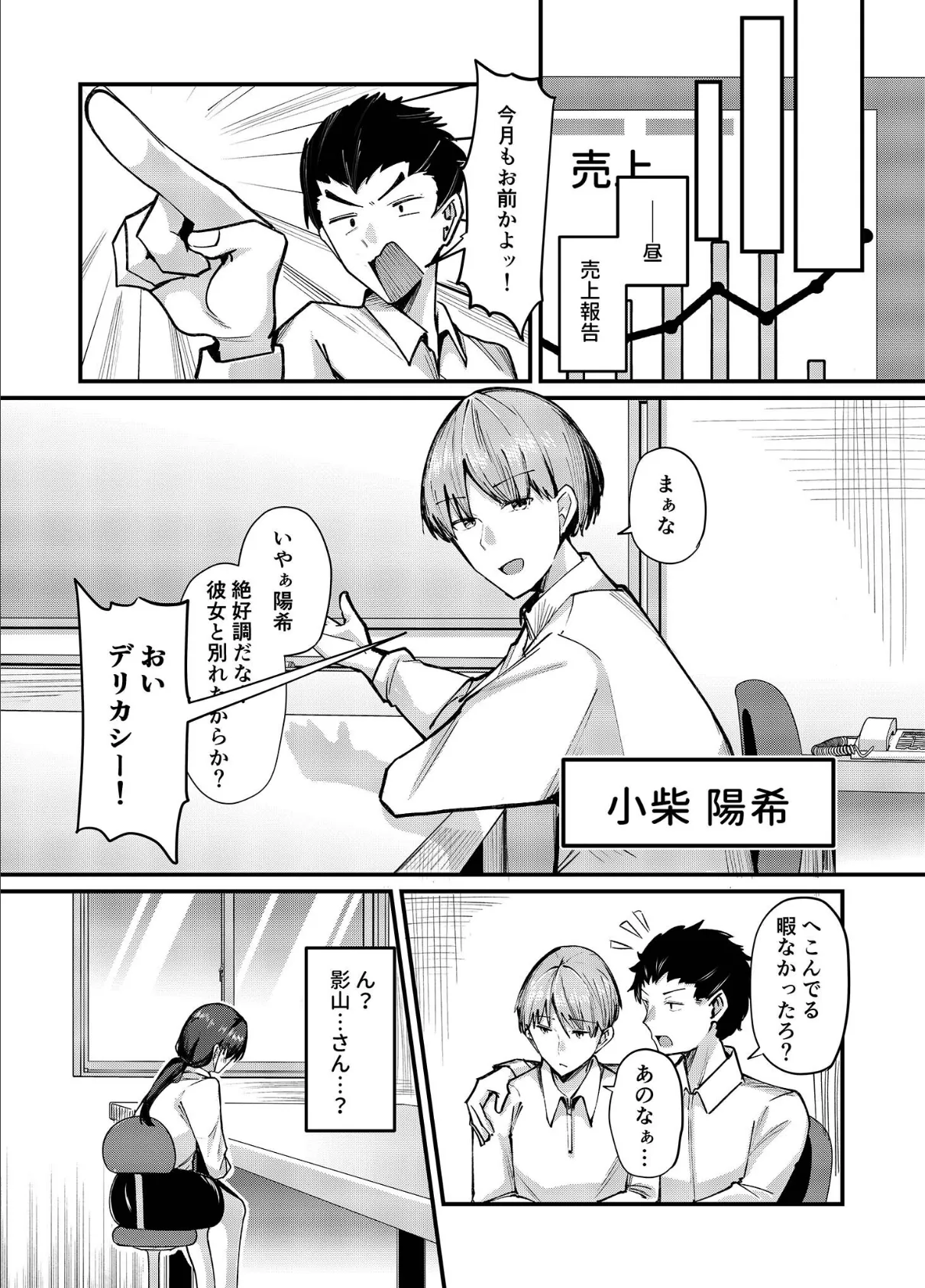 俺しか知らない影山さん 〜地味だと思っていた女の子に沼る話〜 モザイク版 4ページ