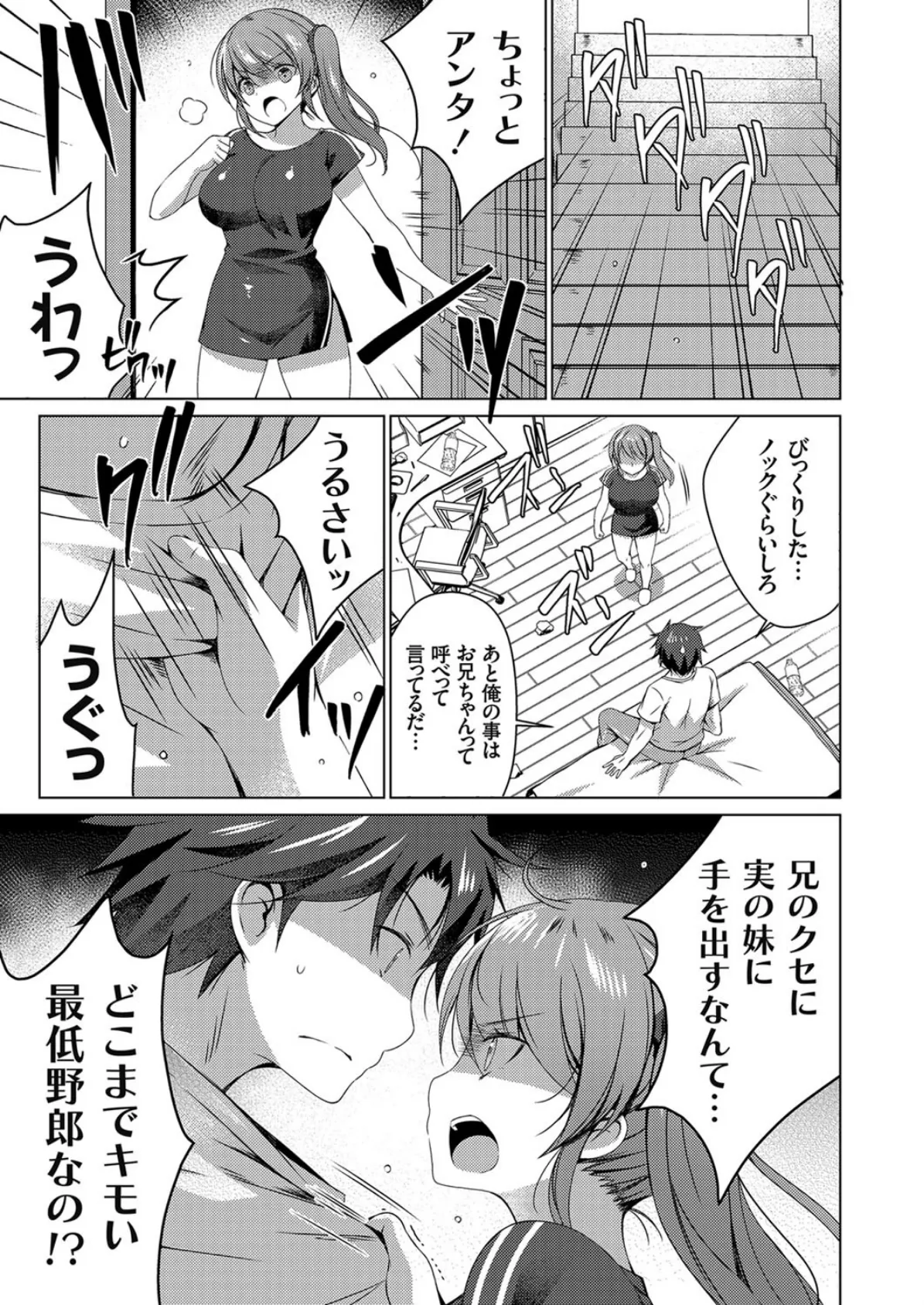 俺を嫌いな双子の妹の片方を兄としてのH(ルビ:威厳)で屈服させてやる 7ページ